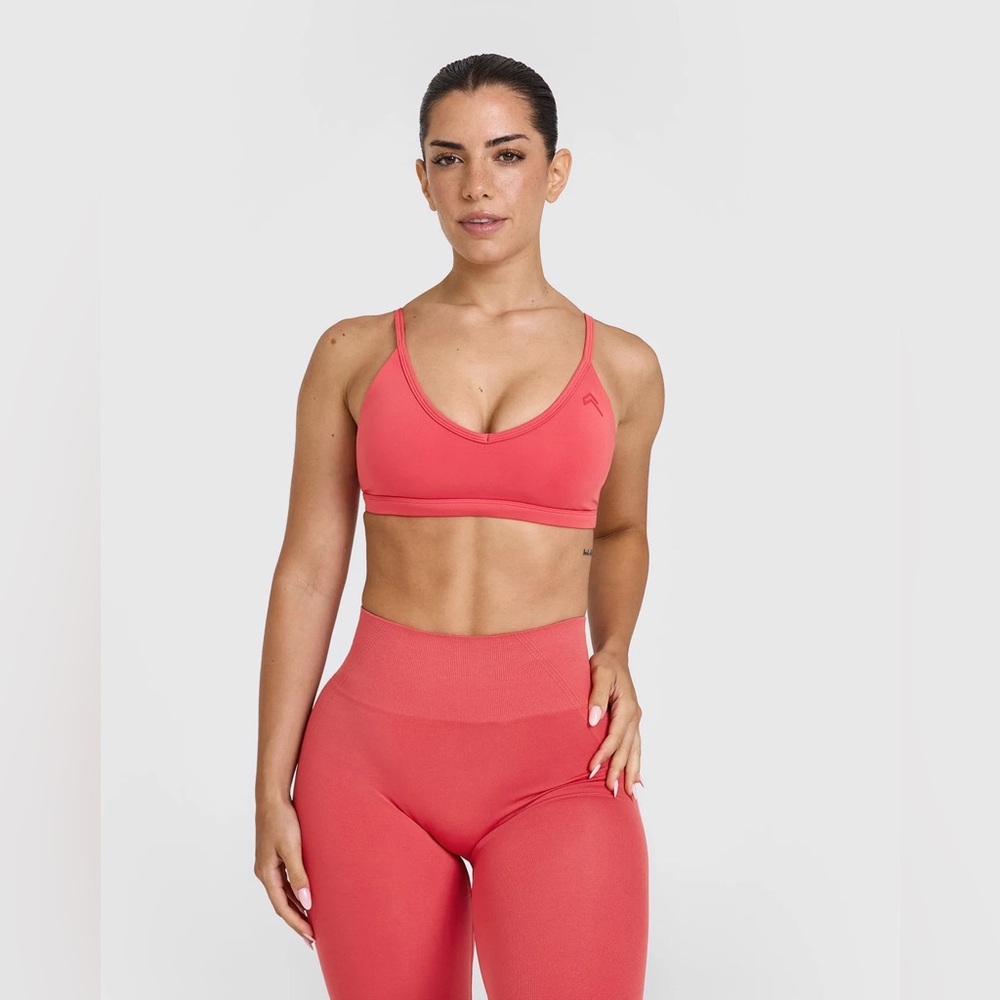 Oner Active Timeless Strappy Bralette in Sweet Red
